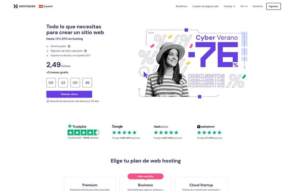los mejores hosting de españa