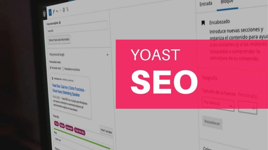 Utiliza Yoast SEO para optimizar la legibilidad de tu contenido, el uso de tus palabras claves y tus links
