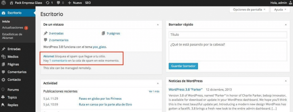 La credibilidad de tu web se basa, entre otras muchas cosas, por su apariencia. Los comentarios de spam afectan directamente el cómo te ven tus usuarios, es por esto que evitarlos con este plugin es lo mejor