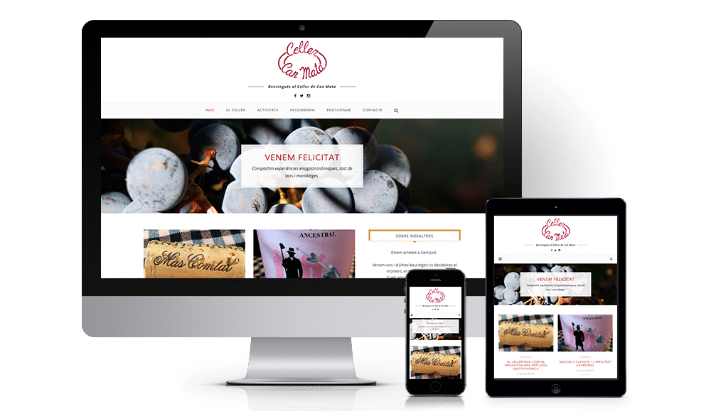 Un diseño responsivo y minimalista será bien recibido por cualquier usuario de tu web
